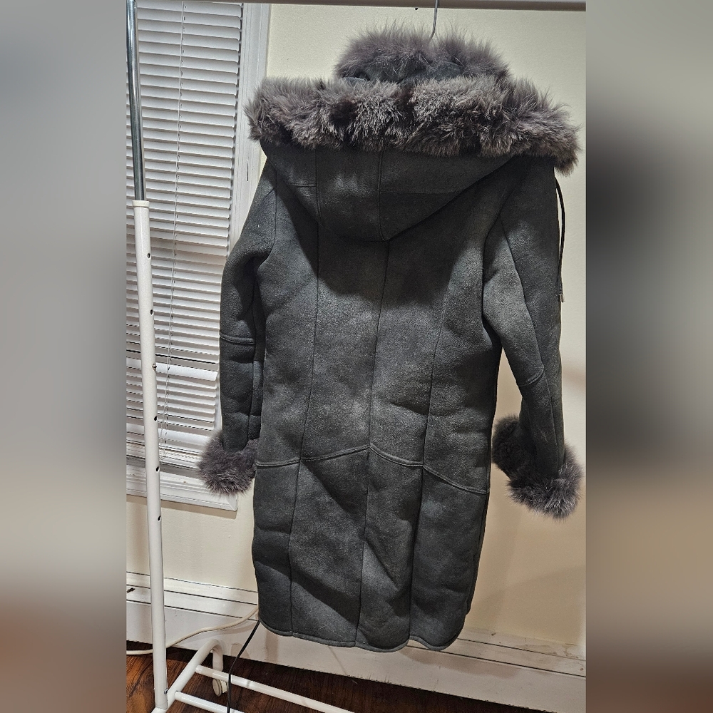 LUXURY KNOLES & GARTER LONDON Shearling Coat - Picture 3 of 7